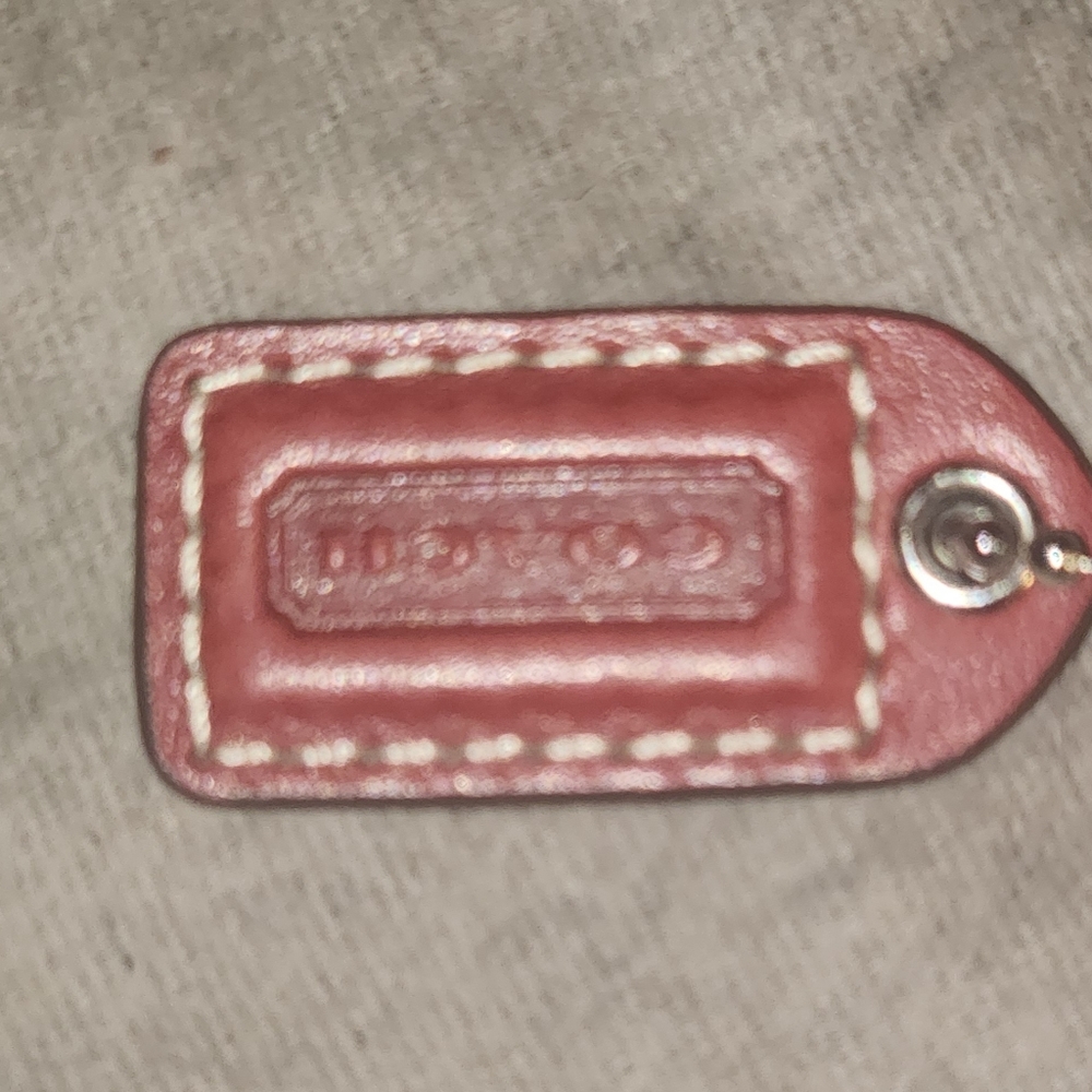 Red Coach Wristlet - Picture 3 of 4